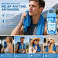 ⏰❄️Last Day Buy 1 Get 1 Free (Each only ￡3.99)☀️Cold Sweat Towel You Can Use Anywhere, Anytime! Reusable Soft Absorbent Cooling Portable