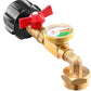 🔥 Top-Rated Propane Refill Elbow Adapter with Tank Gauge