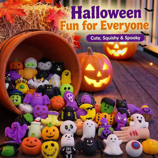 🎃 HALLOWEEN FLASH SALE – 50% OFF! 👻 Halloween Squishies Stress Relief Toy Set 🦇🪄