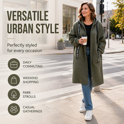 🥳💞 46K+ SOLD! 💥 50% OFF! 🧥 Women's Oversized Hooded Sweatshirt Coat 🎁