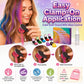 ✨ 50% OFF! 🌈 12-Colour Temporary Hair Chalk Applicator Set – Washable, Easy to Use & Perfect for Parties 💥