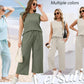 💕2025 Hot Sale 49% OFF🔥2025 New Women's  Sleeveless Top & Wide-Leg Pants 2-Piece Set