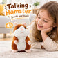 🐹 Last Day Special Price £10.99! ✨Talking Hamster Plush – repeats whatever you say, auto head-shaking, hilarious fun for kids & adults.🎁