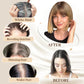 Natural Hair Toppers with Bangs for Women