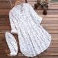 🌸Women's new cotton linen floral loose shirt dress