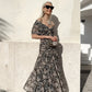 ⏳Time-limited Special⏰ Women's Off-the-Shoulder V-Neck Printed Dress