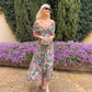 ⏳Time-limited Special⏰ Women's Off-the-Shoulder V-Neck Printed Dress