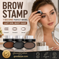 ✨Buy 1 Get 1 Free -ONLY ￡7.99!!🖌️50K+ Sold!!!🖤Eyebrow Stamp Powder Kit with Applicator Brush, One Press Perfect Brow Stamp, Waterproof Long Lasting 24H Wear Eyebrow Makeup for Lazy Daily Salon-Like Brows