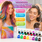 ✨ 50% OFF! 🌈 12-Colour Temporary Hair Chalk Applicator Set – Washable, Easy to Use & Perfect for Parties 💥