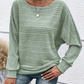 ⏰Early Autumn Limited Price￡13.99🍂 Women's Soft Solid Batwing Sleeve Pullover Long Sleeve Top