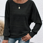 ⏰Early Autumn Limited Price￡13.99🍂 Women's Soft Solid Batwing Sleeve Pullover Long Sleeve Top