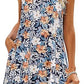 💖LAST DAY SALE 50% OFF💖Summer Printed V-Neck Sleeveless Beach Dress