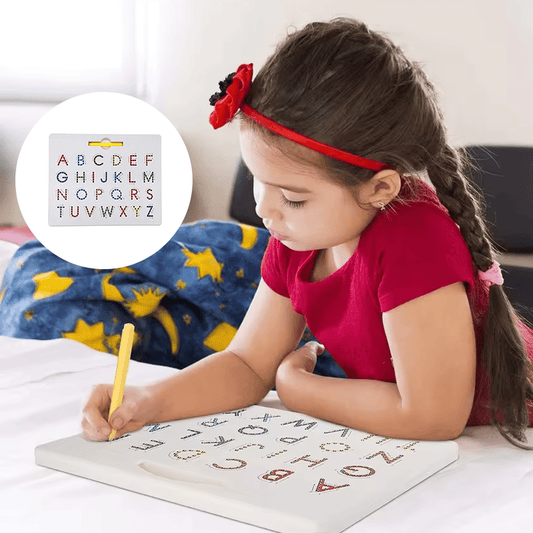 🔥2025 HOT SALE ✨ 2-in-1 Double Sided Magnetic Alphabet Edition