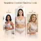 🎅Christmas Sale 60% Off💕 Jelly Wireless Womens Comfortable Wireless Bras Push Up Bralettes Seamless Tshirts Bras Deep V Everyday Bras
