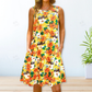 💖LAST DAY SALE 50% OFF💖Summer Printed V-Neck Sleeveless Beach Dress
