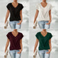 💥Last Day Sale 50% OFF👚Casual Short Sleeve Elegant V-neck Twist Tee
