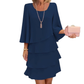 💃Vacation Sale 49% OFF💃Women's Tiered Ruffle Dress with Flared Sleeves