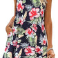 💖LAST DAY SALE 50% OFF💖Summer Printed V-Neck Sleeveless Beach Dress