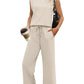 💕2025 Hot Sale 49% OFF🔥2025 New Women's  Sleeveless Top & Wide-Leg Pants 2-Piece Set