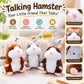 🐹 Last Day Special Price £10.99! ✨Talking Hamster Plush – repeats whatever you say, auto head-shaking, hilarious fun for kids & adults.🎁