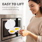 ⏰Last Day Special Price ￡5.99!!⏰Microwave Egg Poacher – Dual-Cavity Steamer, Rapid Heating, Non-Stick PP – Ideal for Home, Office & Travel! 🔥