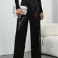 🎅LAST DAY SALE 50% OFF💖Women's Sequin Sparkle Wide Leg Pants with Elastic Waistband