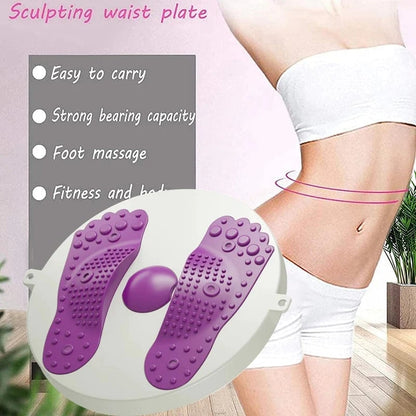 🔥Last Day Special Price £15.99!!⚡Waist Twisting Massage & Exercise Balance Board – Burn Fat, Slim Waist & Improve Circulation at Home