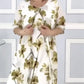 【S-5XL】 2025 New Fashion Printed Chiffon Dresses