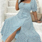 💃Summer Hot Sale-49% OFF💗Plus Size Split Floral Print Boho Maxi Dress