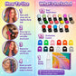 ✨ 50% OFF! 🌈 12-Colour Temporary Hair Chalk Applicator Set – Washable, Easy to Use & Perfect for Parties 💥