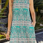 💖LAST DAY SALE 50% OFF💖Summer Printed V-Neck Sleeveless Beach Dress