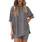 🎁Limited time 49% OFF⏳Women's Summer Oversized two piece casual suit