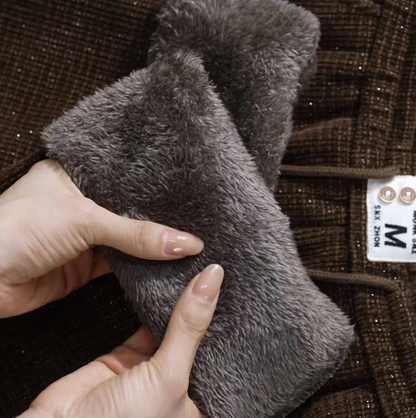 ⏳LAST DAY SALE 50% OFF🔥Starry Sky Fleece Lined Thick Casual Elastic Women's Trousers👖🌟