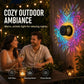 🌀💥Limited Sale -Buy 1 Get 1 Free🌞💡Solar Mandala Wall Light Outdoor Garden Fence Projector Lamp Patio Ambient Decor