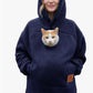 🔥 LAST DAY SALE – 50% OFF! 🐈 Multi-Functional Portable Pet Pouch Hoodie