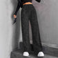 🎅LAST DAY SALE 50% OFF💖Women's Sequin Sparkle Wide Leg Pants with Elastic Waistband
