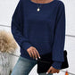 ⏰Early Autumn Limited Price￡13.99🍂 Women's Soft Solid Batwing Sleeve Pullover Long Sleeve Top