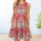 💖LAST DAY SALE 50% OFF💖Summer Printed V-Neck Sleeveless Beach Dress