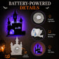 🔥Last Day Promotion 60% OFF|🎃 Halloween LED Silhouette Wall Light Stickers