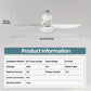 ⏳Limited-time Special Price:£ 16.99!!🔥SmartBreez™ 40W LED Ceiling Fan Light – 20.5” Ultra-Quiet with Remote 🎯 | E27 + FREE B22 Adapter 🔌 | For Bedroom 😴, Kitchen 👩‍🍳 & Garage 🛠️ – UK Ready! 🇬🇧