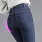 Thermal Flannel Denim Jeggings