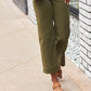 👖2025 HOT SALE 50% OFF💷Stretch Twill Cropped Wide Leg Pants
