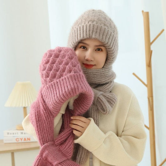 🔥EARLY CHRISTMAS SALE -49% OFF 🎄-Winter Versatile Knitted Hooded Scarf for Women