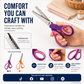 ⏳LAST DAY SALE ONLY ￡9.99!!🎉50K+ Sold✂️Multipurpose Pinking Shears Serrated Scissors