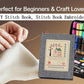 🔥CHRISTMAS SALE 49% OFF 🌈Beginner-Friendly💕 Embroidery Stitch Book