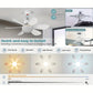 ⏳Limited-time Special Price:£ 16.99!!🔥SmartBreez™ 40W LED Ceiling Fan Light – 20.5” Ultra-Quiet with Remote 🎯 | E27 + FREE B22 Adapter 🔌 | For Bedroom 😴, Kitchen 👩‍🍳 & Garage 🛠️ – UK Ready! 🇬🇧
