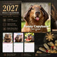 🥳2026 HOT SALE🥳💞50K+ SOLD!📢📢49% OFF! Funny Capybara 2027 Wall Calendar – 12-Month Cute & Playful Spiral Wall Planner for Capybara Lovers & Nature Fans