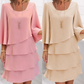 💃Vacation Sale 49% OFF💃Women's Tiered Ruffle Dress with Flared Sleeves
