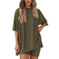 🎁Limited time 49% OFF⏳Women's Summer Oversized two piece casual suit