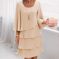 💃Vacation Sale 49% OFF💃Women's Tiered Ruffle Dress with Flared Sleeves